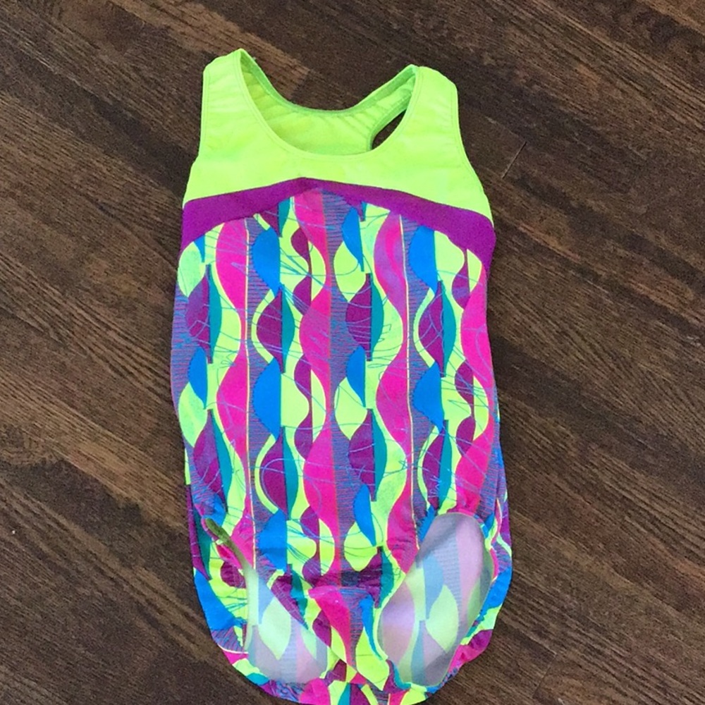 MotionWear gymnastic dance leotard girls 10-12
